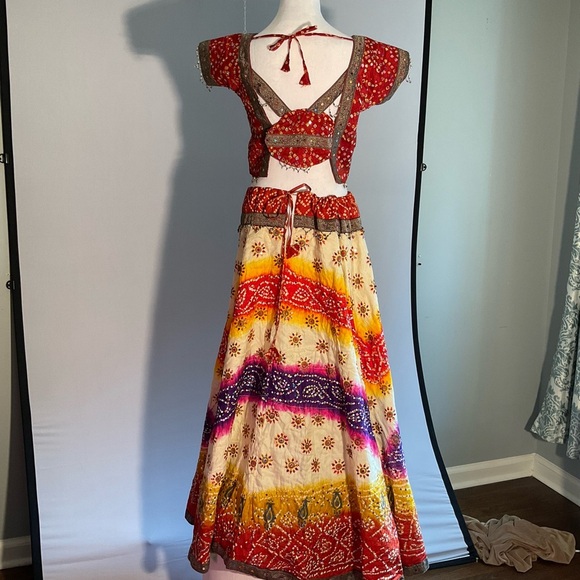 Vibrant Dopamine Bollywood Outfit in a Stunning Array of Colors, Hand Made - Picture 8 of 16